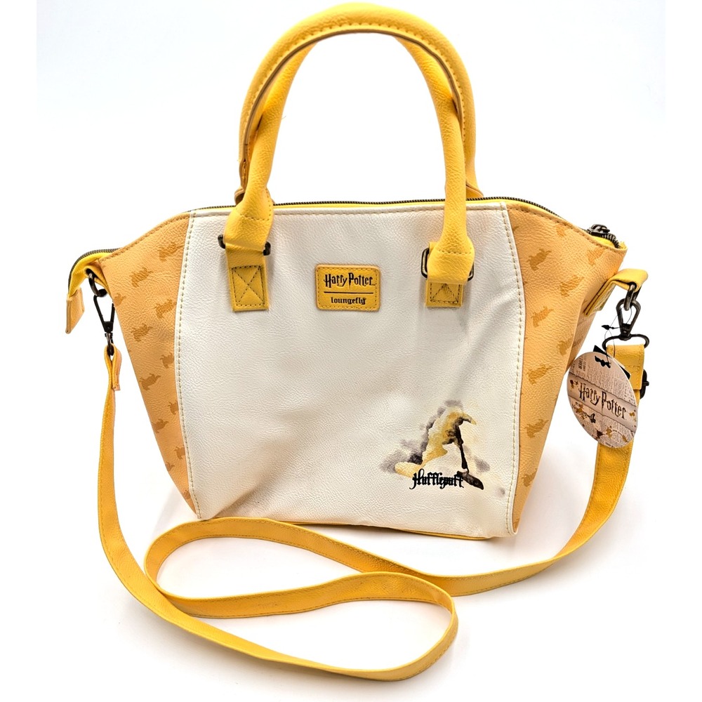 Loungefly Harry Potter Hufflepuff Satchel Bag NWT Hot Topic Crossbody Purse RARE
